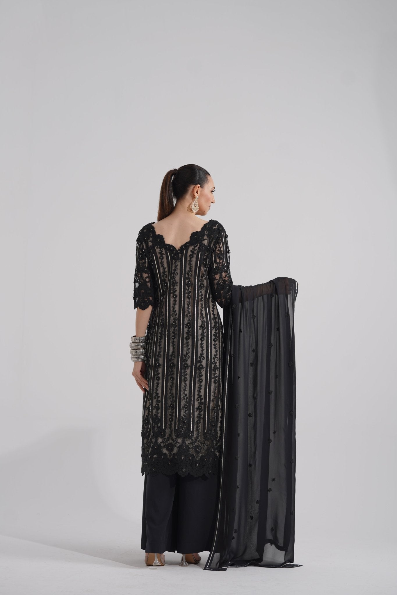 Sateen With Sleeves - Rizwan Beyg Design