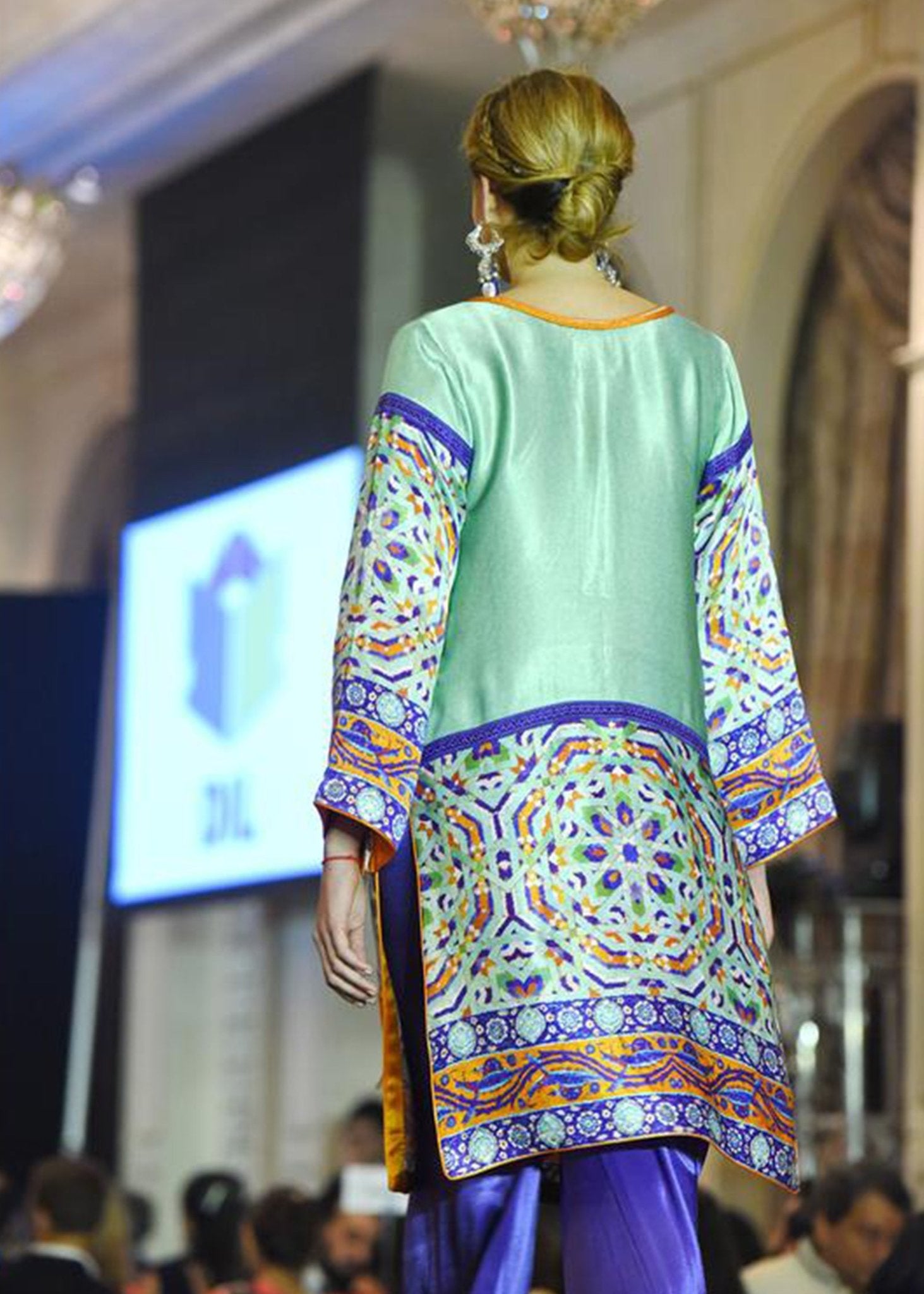 Sea Green Loose Fit Shirt - Rizwan Beyg Design