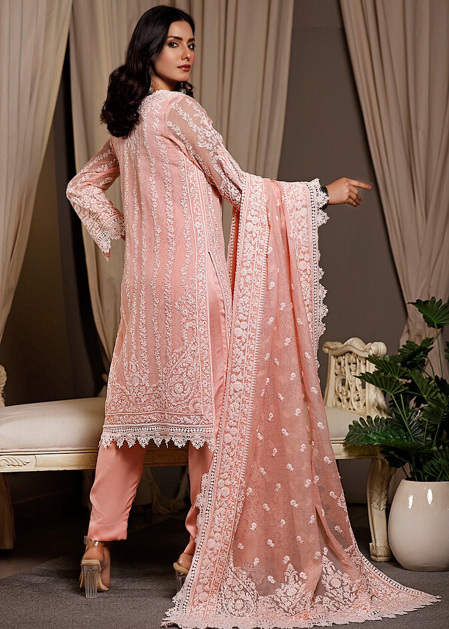 Shahama Pink kurta & dupatta - Rizwan Beyg Design