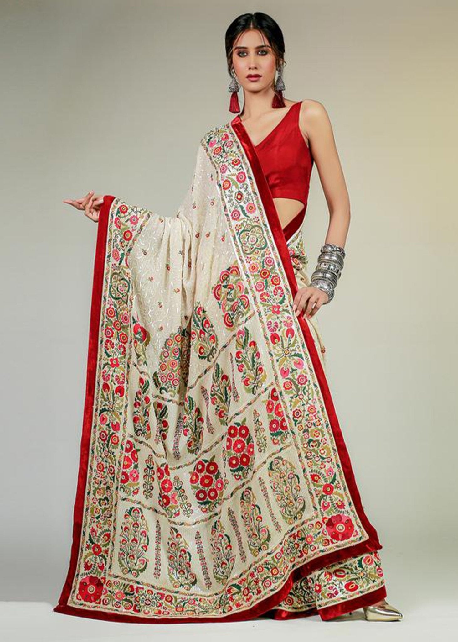 Suzani Saree - Rizwan Beyg Design