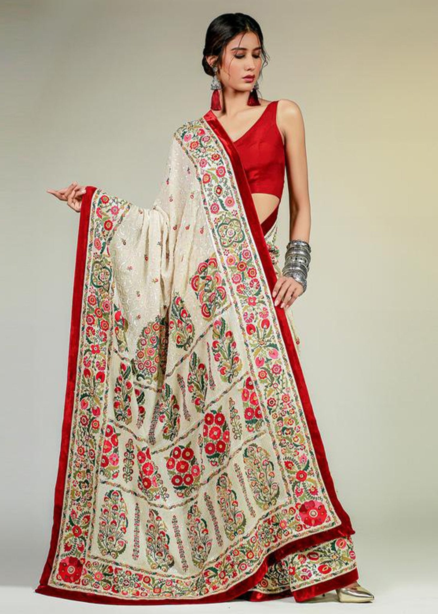 Suzani Saree - Rizwan Beyg Design