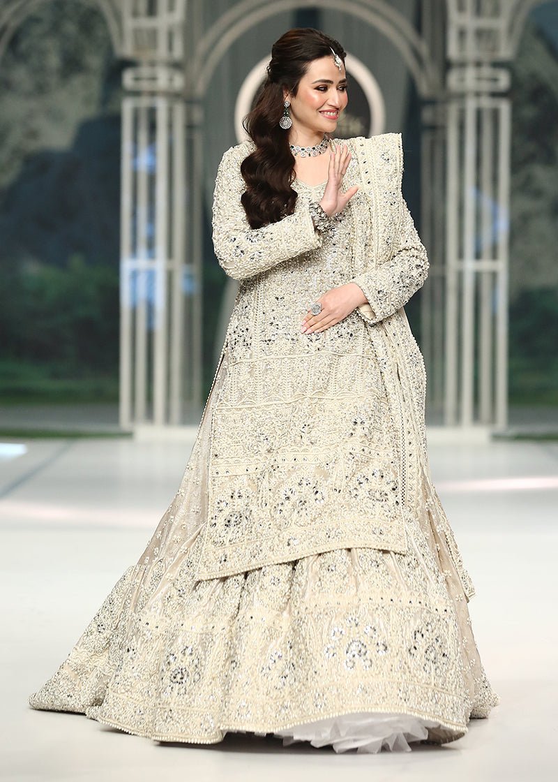 Talia Bridal Silver Pearls - Rizwan Beyg Design