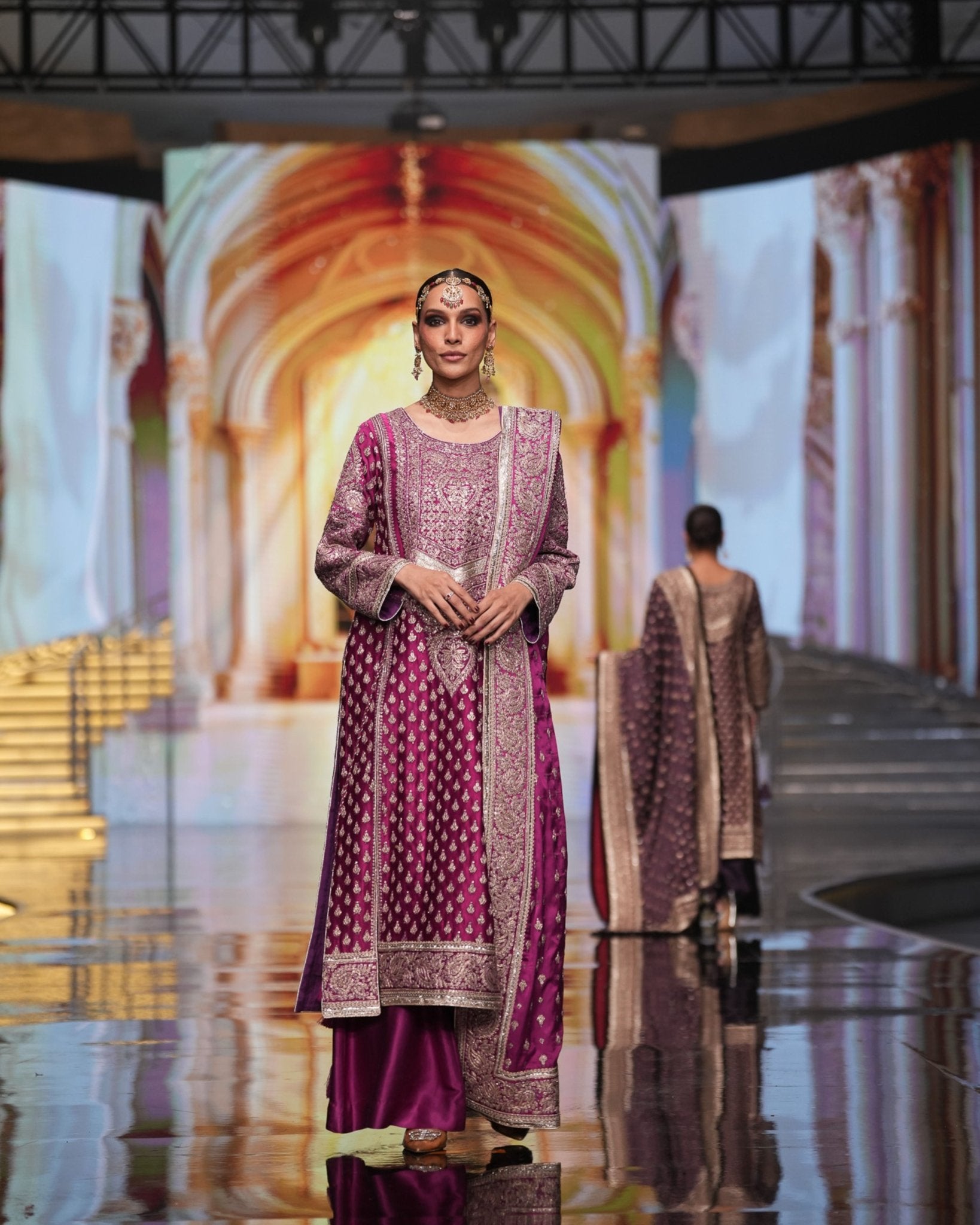 Zahra Magenta - Rizwan Beyg Design