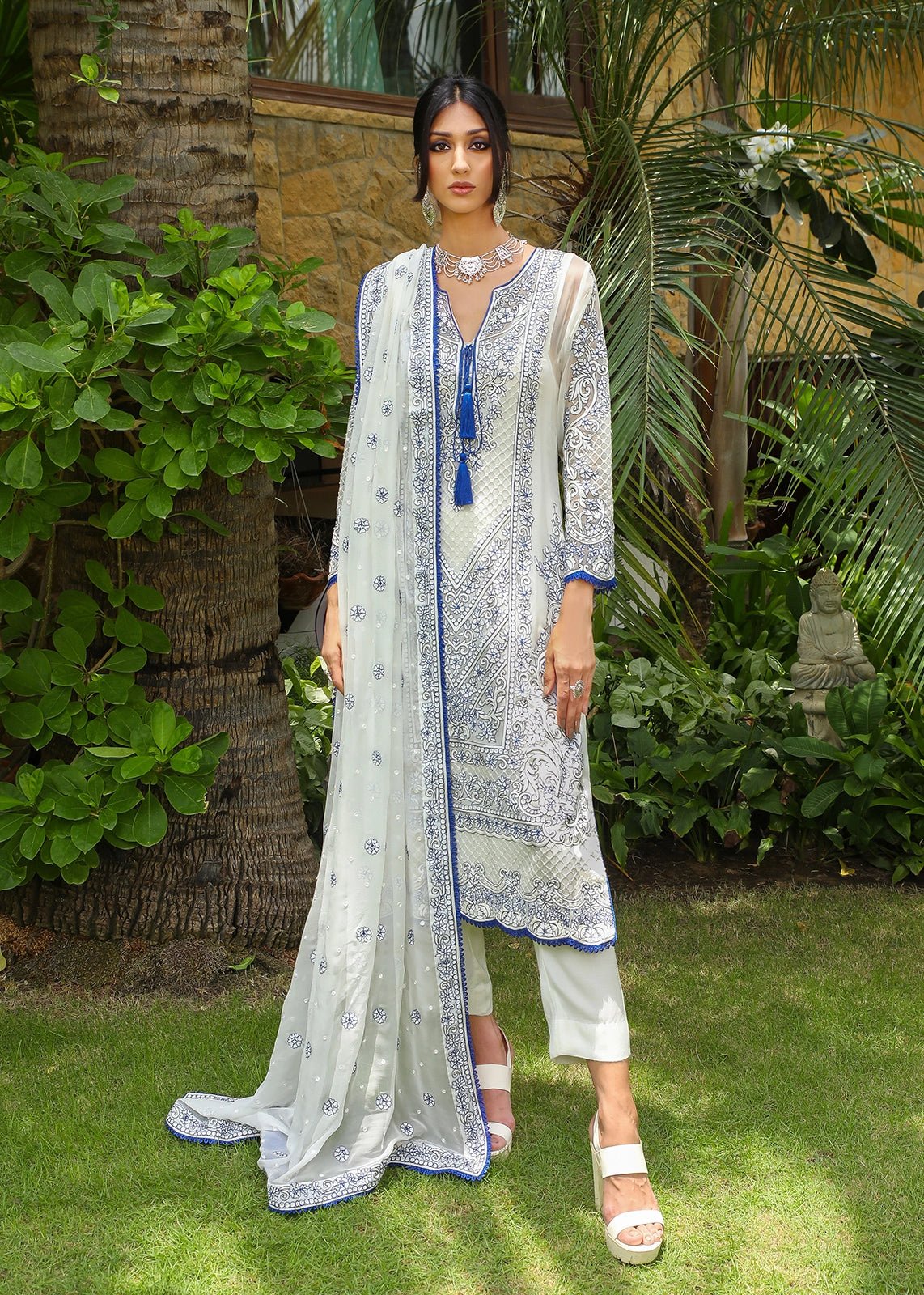 Zarmala Blue - Rizwan Beyg Design