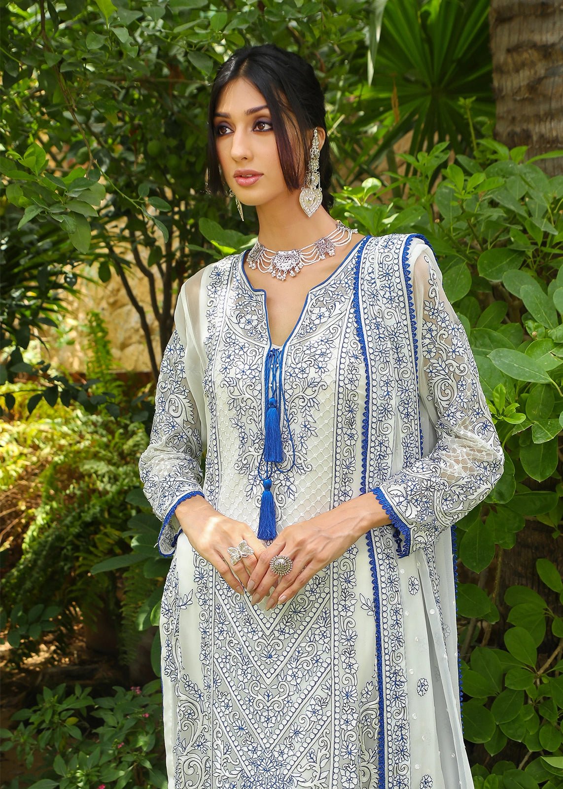 Zarmala Blue - Rizwan Beyg Design