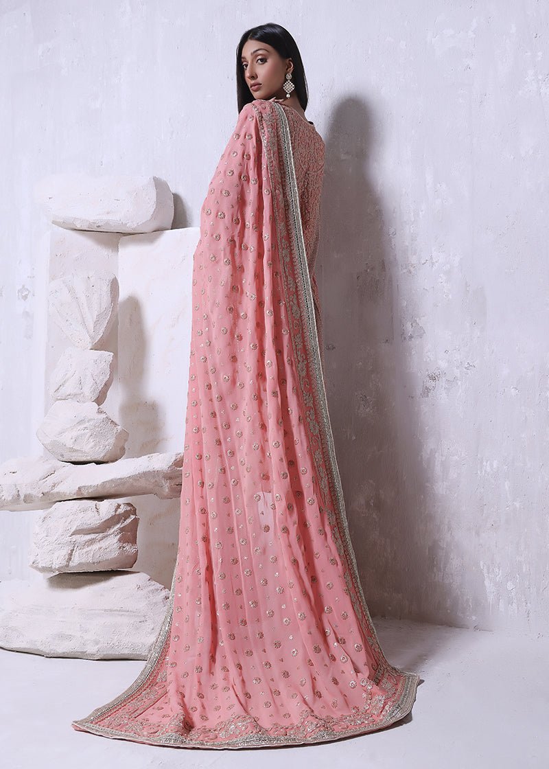 Zarmala Champagne Pink - Rizwan Beyg Design