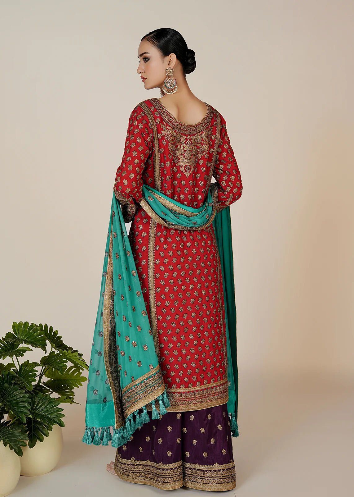 Zirah Red - Rizwan Beyg Design