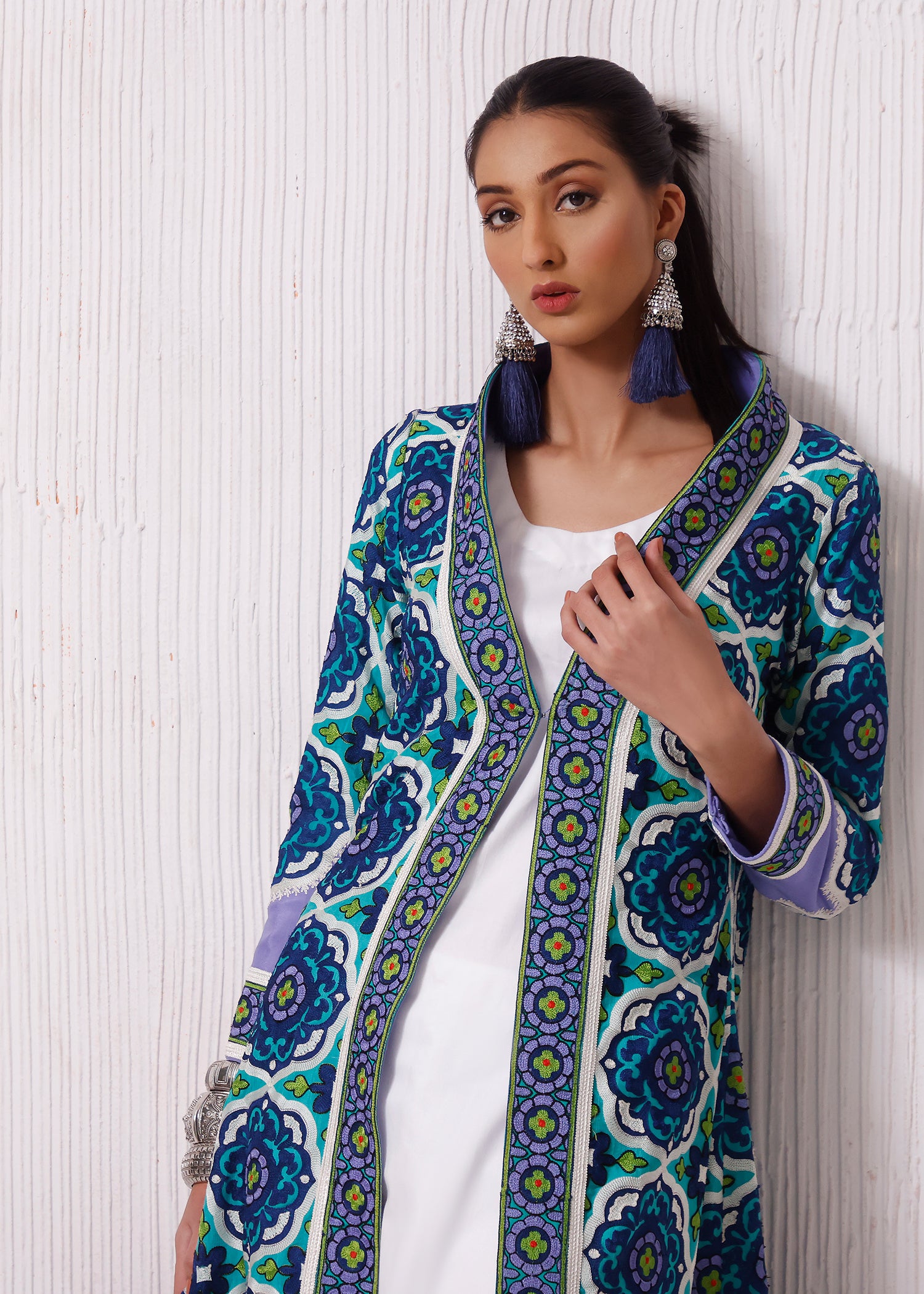 Latest collection By Rizwan Beyg. Evening wear | long coat